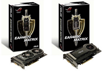 EAH4870 Matrix and Radeon HD 4850